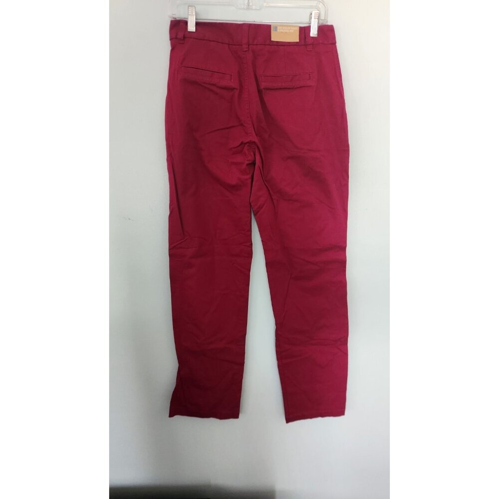 Merona Pants Just Below the Waist Relaxed Hip Dark Pink Womens Size 4 NEW NWT - Picture 6 of 9